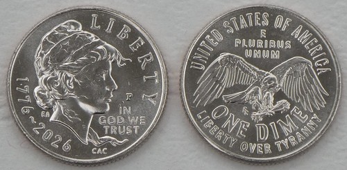 Usa semiquincentennial dime - usa,
