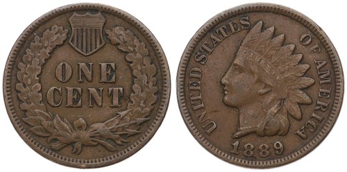 Usa america one cent - one,