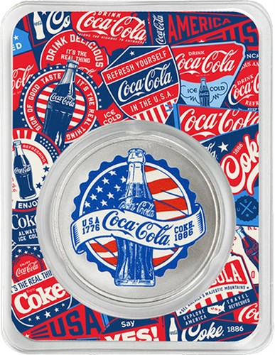 Lingotto argento usa coca - coca, cola