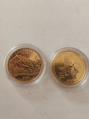 Usa quarter dollar - usa, dorate