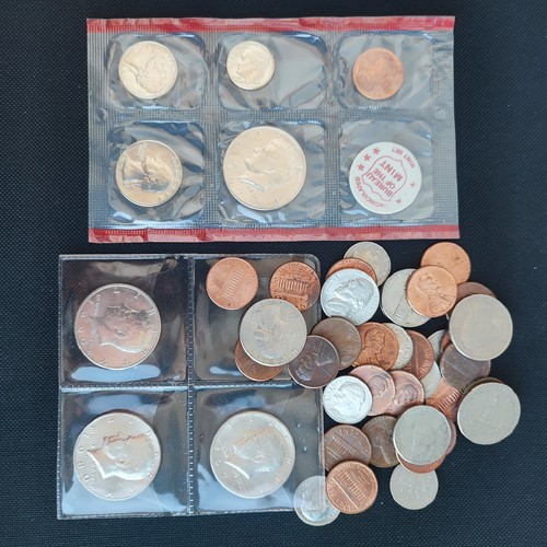 Lotto monete usa da - da, mezzo