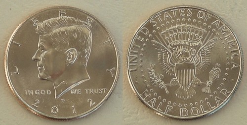 Usa kennedy mezzo dollaro 2012 - kennedy,
